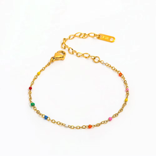 BRACCIALE PALLINE COLORATE