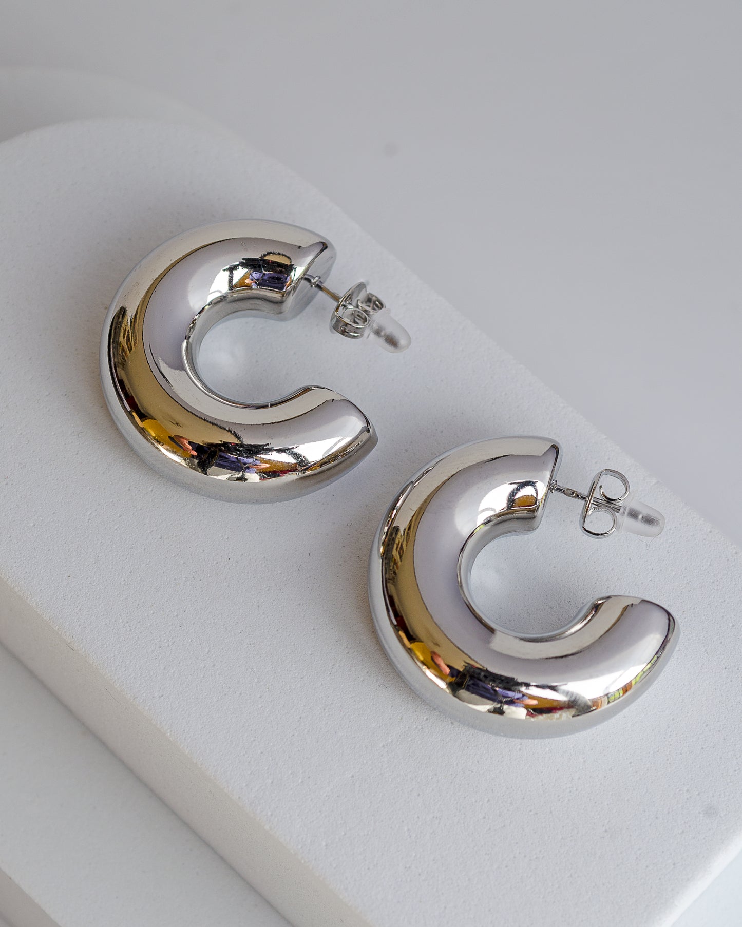 ORECCHINI LUNA DORATA 30 mm