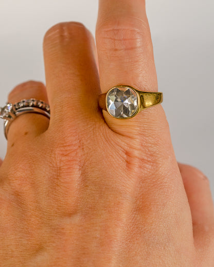 ANELLO SOLITARIO SQUARE