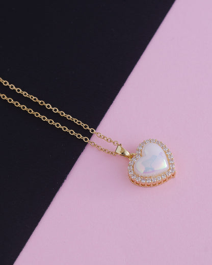 COLLANA CUORE DI PERLA