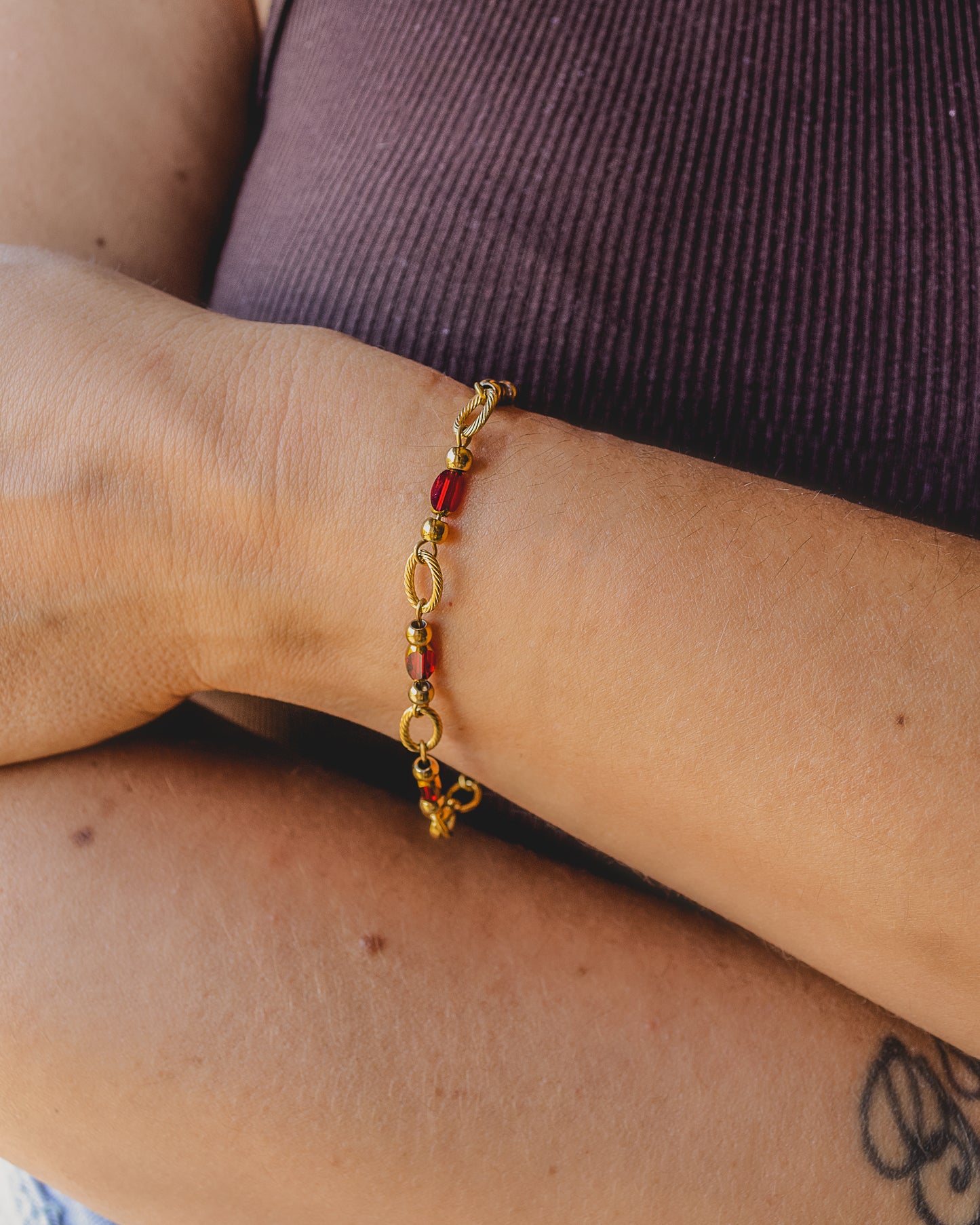 BRACCIALE GIOIA CREMISI