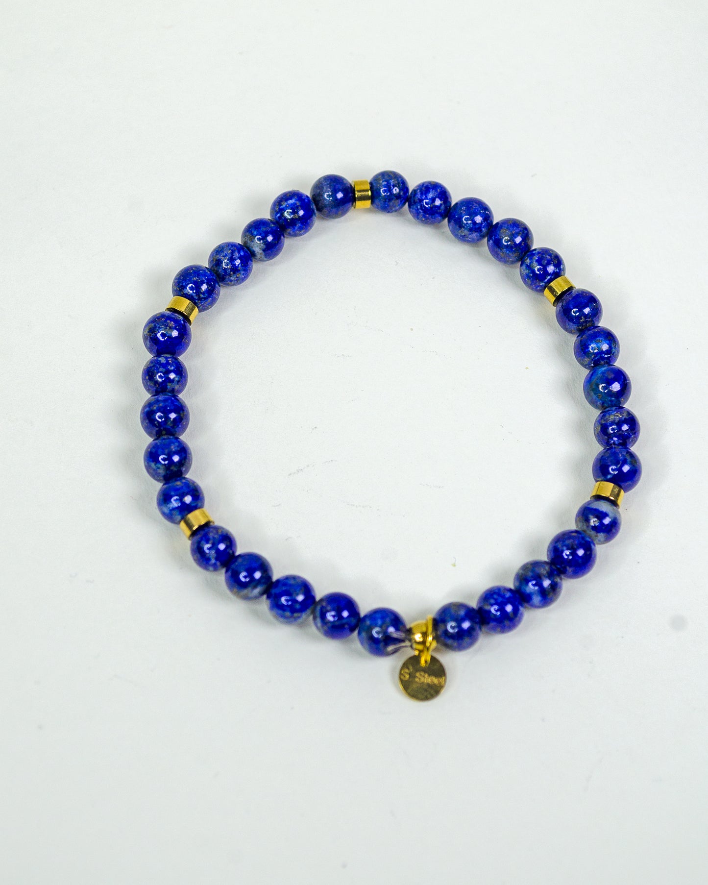 BRACCIALE IN LAPISLAZZULI E NODINI