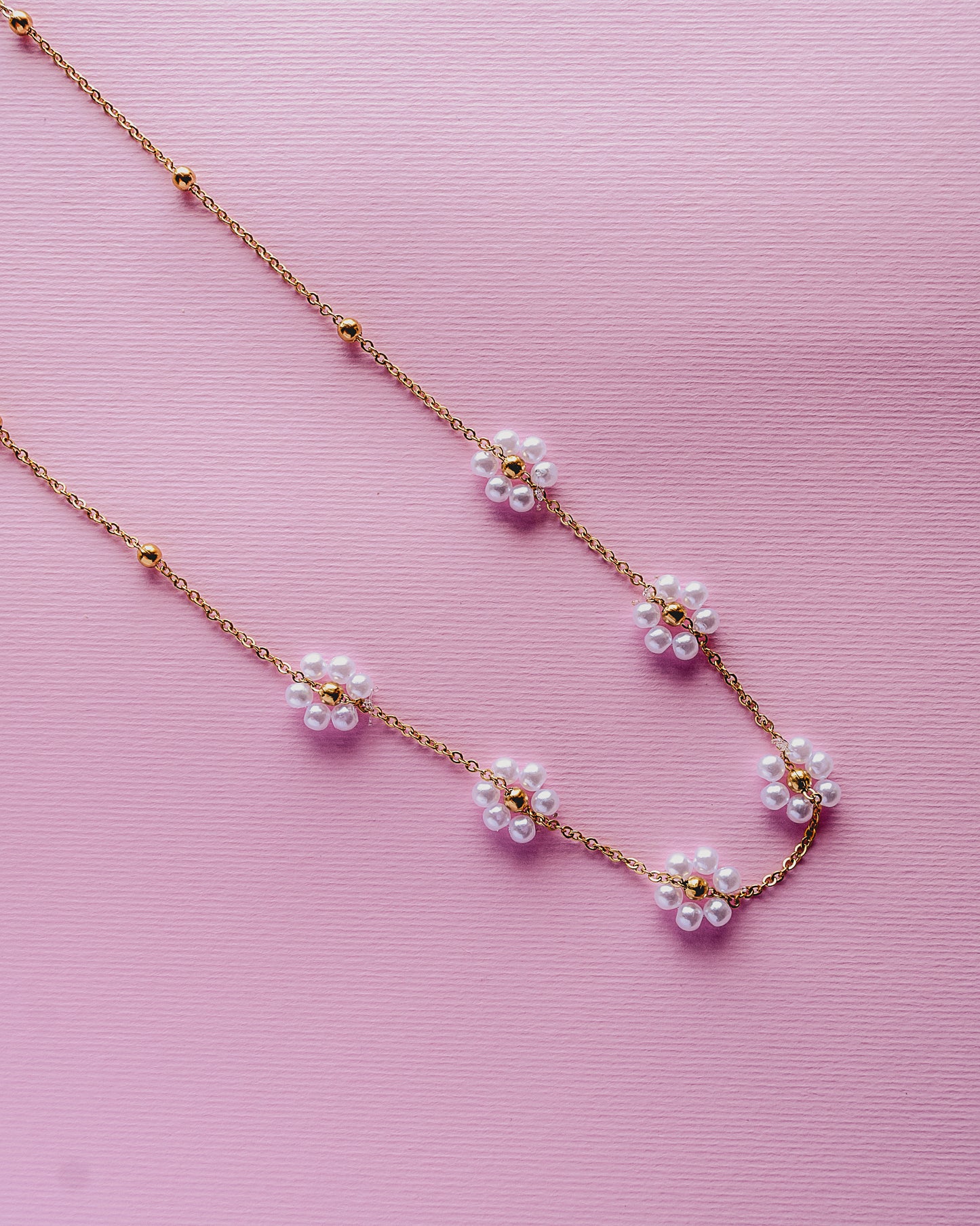 COLLANA FLORA BIANCA