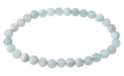 BRACCIALE ACUQMARINA 6mm