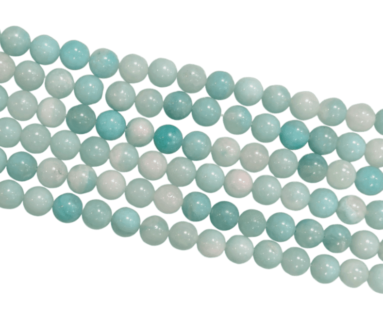 BRACCIALE AMAZONITE BRASILIANA 6 mm