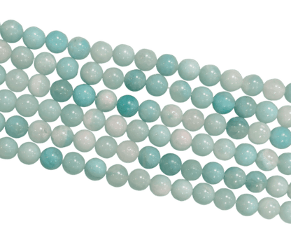 BRACCIALE AMAZONITE BRASILIANA 6 mm