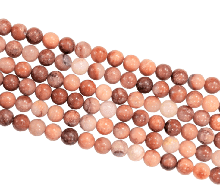 BRACCIALE AVVENTURINA ROSA ALBICOCCA