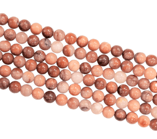 BRACCIALE AVVENTURINA ROSA ALBICOCCA